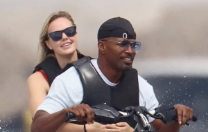 jamie-foxx,-56,-showed-his-affection-for-his-new-lover,-22,-as-they-relaxed-on-a-luxury-yacht-and-explored-the-ocean-by-jet-ski-in-cannes-‎