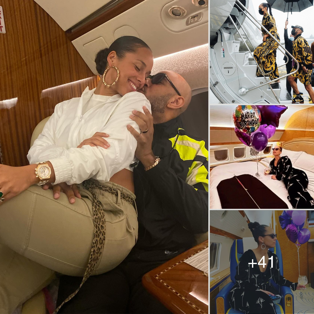 swizz-beatz-surprised-alicia-keys-by-celebrating-her-42nd-birthday-on-expensive-private-jet