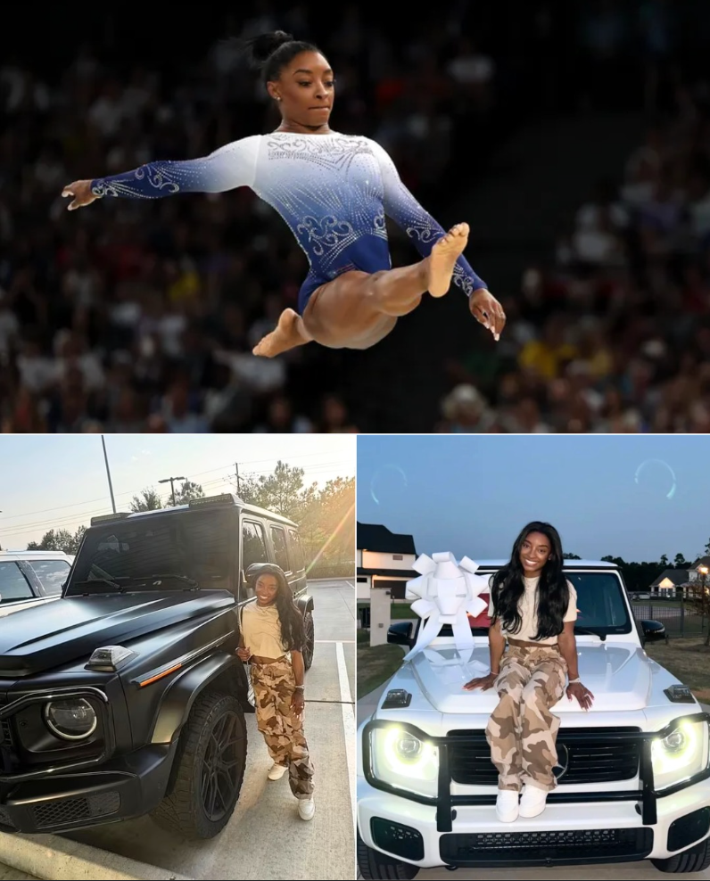 simone-biles-swaps-her-black-suv-for-$150,000-white-g-wagon-as-olympics-star-splashes-out-after-paris-success